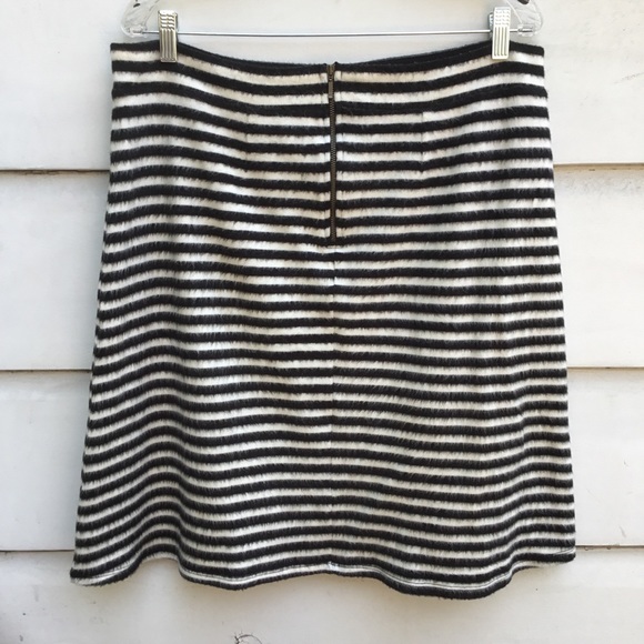 Maeve Anthropologie black & white A line skirt 14 - Picture 4 of 6